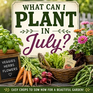 Don't stop planting just because summer is here! Learn what to plant in July, including basil, parsley, radishes, green beans, carrots, beets, kale, spinach, and Swiss chard. These July planting ideas can help keep your vegetable garden productive into fall.