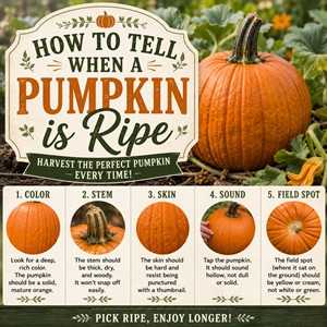 5 Signs Your Pumpkin Is Ready to Pick