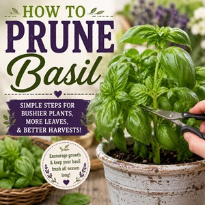 How to Prune Basil for Bigger, Bushier Plants