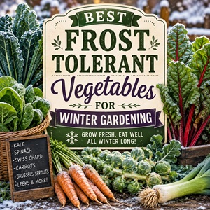 Looking for vegetables that can survive frost? Add kale, spinach, carrots, Brussels sprouts, Swiss chard, and leeks to your winter garden. These cold-hardy crops can keep producing when temperatures drop.
