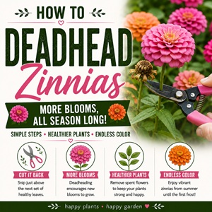 How to Deadhead Zinnias for More Blooms All Summer Long