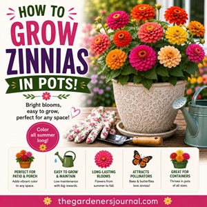 The Secret to Growing Stunning Zinnias in Pots