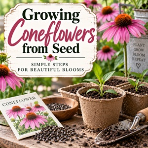 Want more coneflowers in your garden? Learn how to start coneflowers from seed and grow healthy plants for a beautiful summer display. A helpful guide for gardeners who love cottage garden flowers and pollinator-friendly plants.