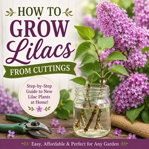 Dreaming of more lilacs in your garden? Learn how to propagate lilacs from cuttings with simple steps for healthy roots and beautiful blooms. A cozy gardening project for cottage garden flower lovers, simple living inspiration, and anyone wanting more flowers for less.