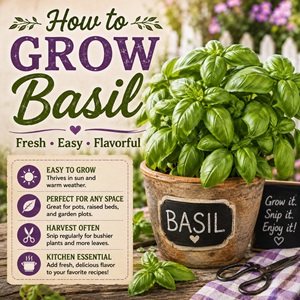 How to Grow Basil for Your Kitchen Garden
