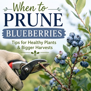 Wondering when to prune blueberries? Discover the ideal pruning season, how to shape mature bushes, and the mistakes that can reduce your harvest. Keep your blueberry plants healthy and productive year after year with these easy gardening tips.