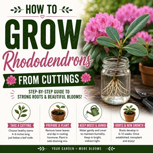 How to Grow Rhododendrons from Cuttings (Step-by-Step Guide)