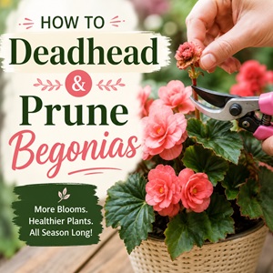Keep your begonias healthy, tidy, and full of flowers with these simple pruning tips! This easy guide shows you exactly when and how to deadhead begonias to encourage fresh growth and nonstop color. Perfect for anyone creating a dreamy cottage garden filled with beautiful cottage garden flowers.