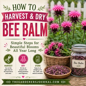 How to Harvest and Dry Bee Balm for Year-Round Use