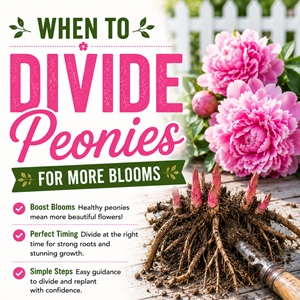 When to Divide Peonies for a Thriving Cottage Garden