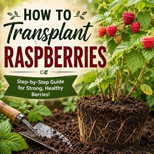 Learn how to transplant raspberry plants without damaging the roots. This step-by-step guide covers the best time to transplant, how to dig up raspberry canes, prepare the new location, replant, and care for them afterward. Perfect for your berry garden.