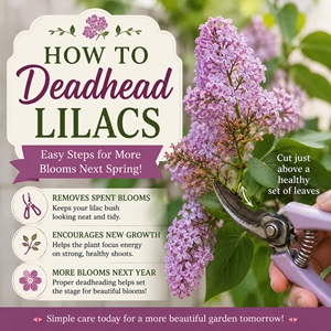 Wondering how to deadhead lilacs the right way? Learn simple pruning tips to keep your lilac bush healthy, encourage beautiful blooms, and create the dreamy cottage garden flowers you love. Perfect for a simple living garden and beginner gardeners!