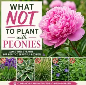Learn which plants to avoid growing near peonies for healthier blooms and stronger plants. These peony companion plants tips help create a thriving peony garden with fewer problems.