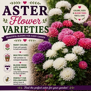 Popular Aster Varieties for Cottage Gardens