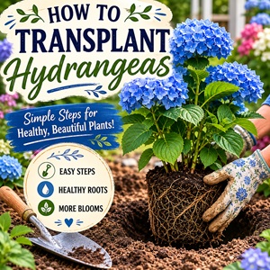 Learn how to transplant hydrangeas successfully with this simple step-by-step guide. Discover the best time to move hydrangeas, how to reduce transplant shock, and what to do after planting to encourage healthy growth and beautiful blooms. Perfect for cottage garden flowers and backyard gardeners.