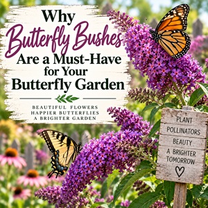 Want more butterflies in your garden? Learn why butterfly bushes are a favorite for pollinators and how they can add gorgeous color to your landscape. A beautiful choice for cottage garden flowers and a pollinator and butterfly garden.